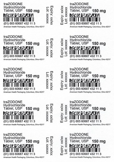 150 mg Trazodone HCl Tablet Blister (150 mg Trazodone HCl Tablet Blister)